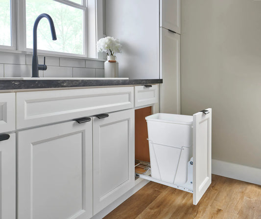 11" Wide 35 Qt Wire Trash System