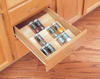 Wood Spice Drawer Insert