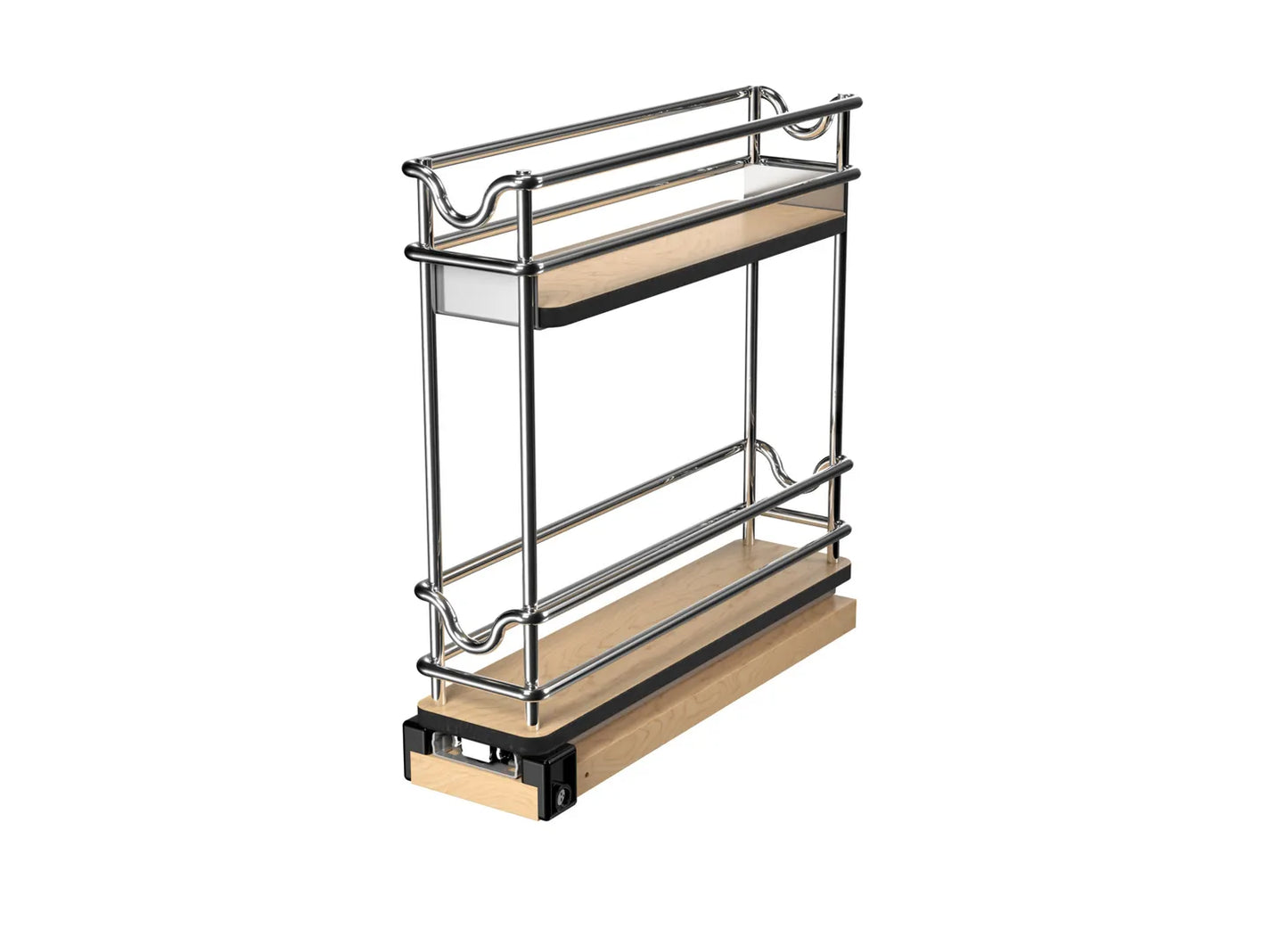 Two Tier Upper Cabinet Storage Pullout
