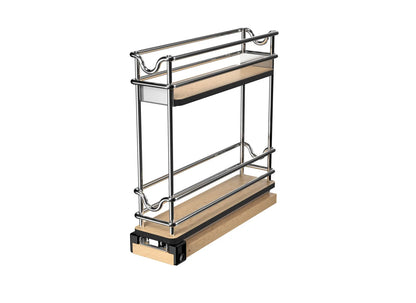Two Tier Upper Cabinet Storage Pullout