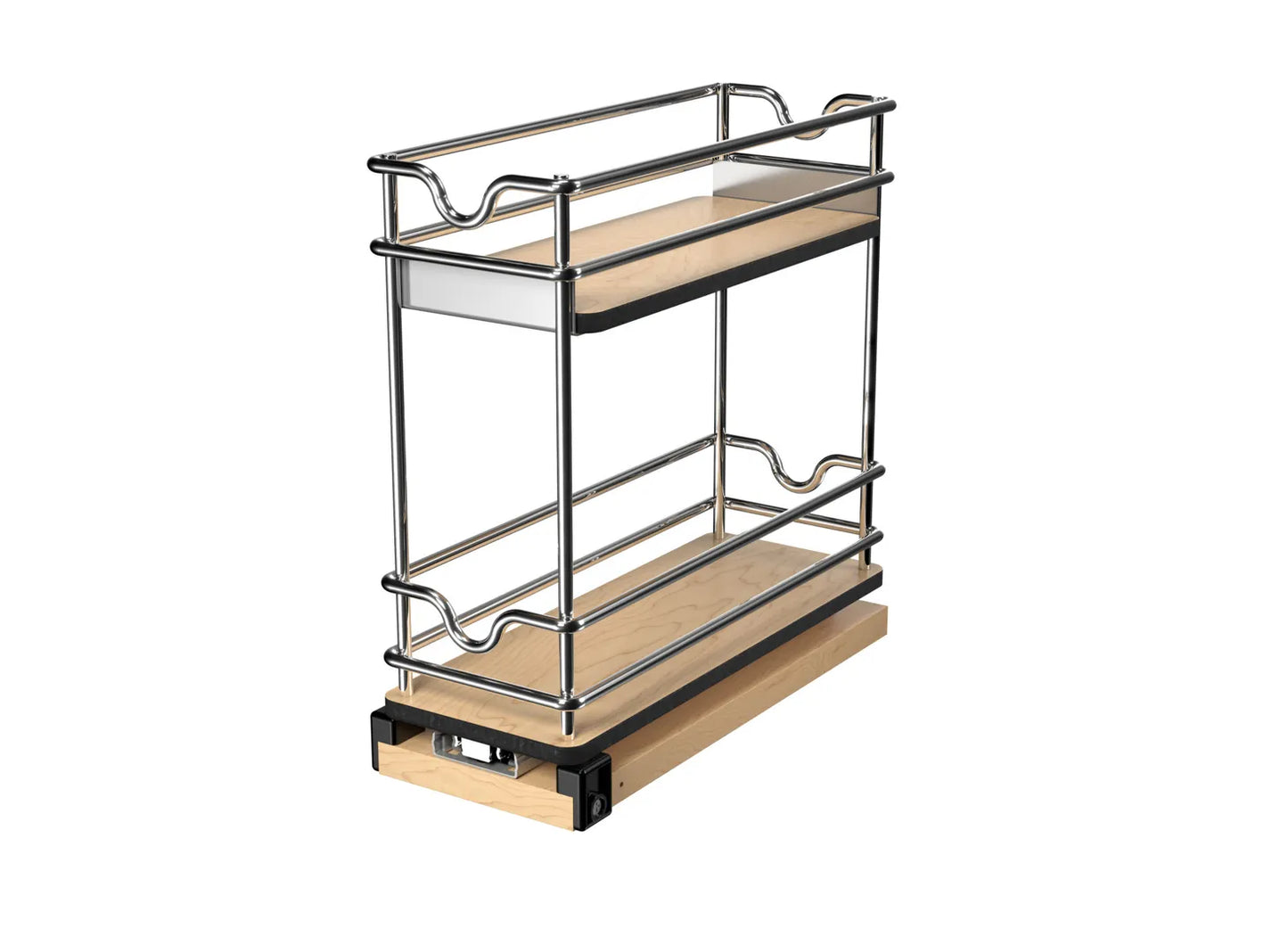 Two Tier Upper Cabinet Storage Pullout