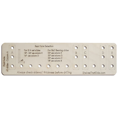 Side Mount Hole Jig and Drill Bit Kit