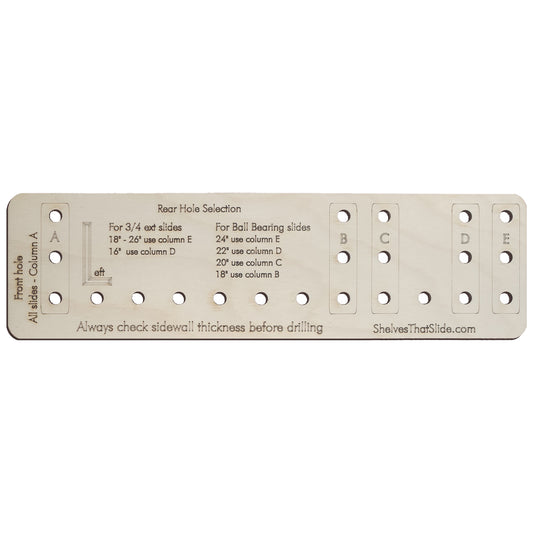Side Mount Hole Jig and Drill Bit Kit