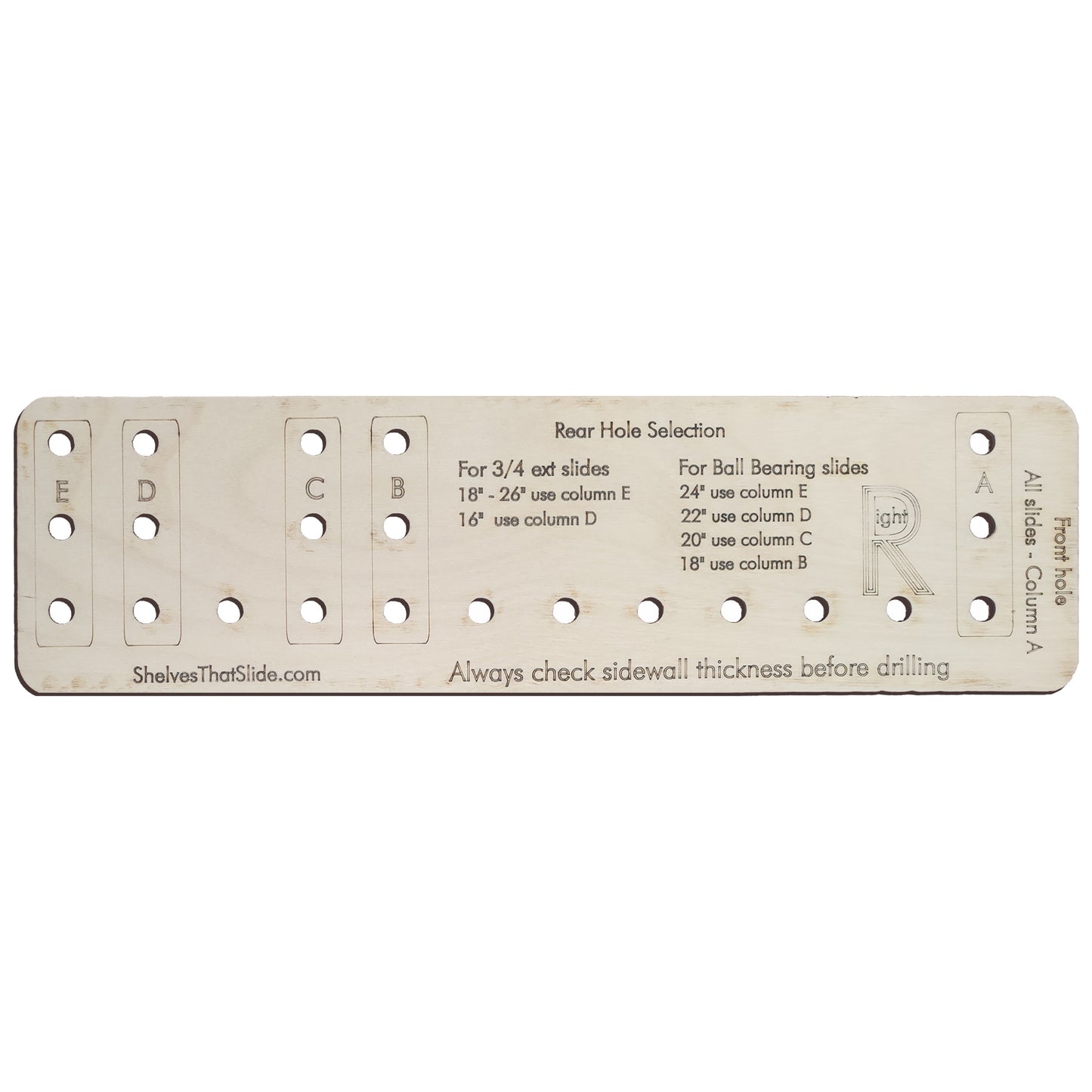 Side Mount Hole Jig and Drill Bit Kit