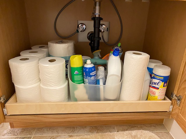 Made-To-Fit Slide-out Shelves for Existing Cabinets by Slide-A