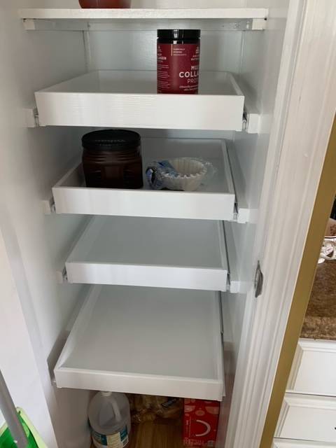 Made-To-Fit Slide-out Shelves for Existing Cabinets by Slide-A-Shelf